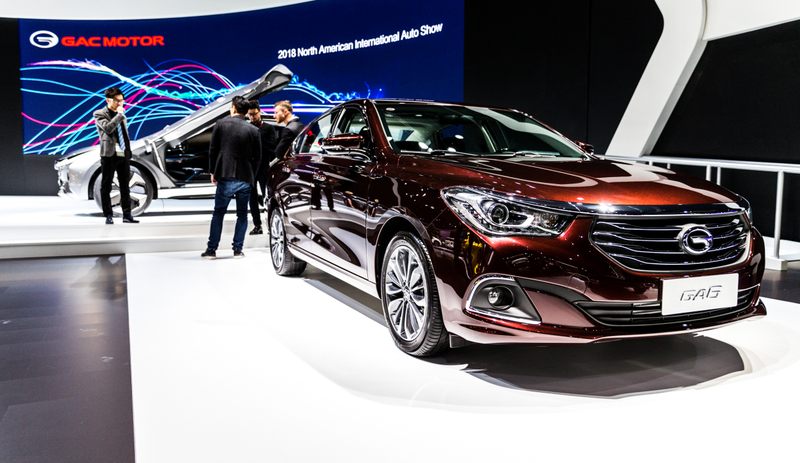 Illustration for article titled China's GAC, Which Has A Huge Display In Detroit, Aims To Sell Cars In The U.S. In 2019